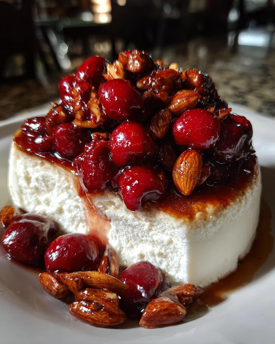 Cremiges Zimtparfait mit gebrannten Mandeln und Kirschen - Other 4