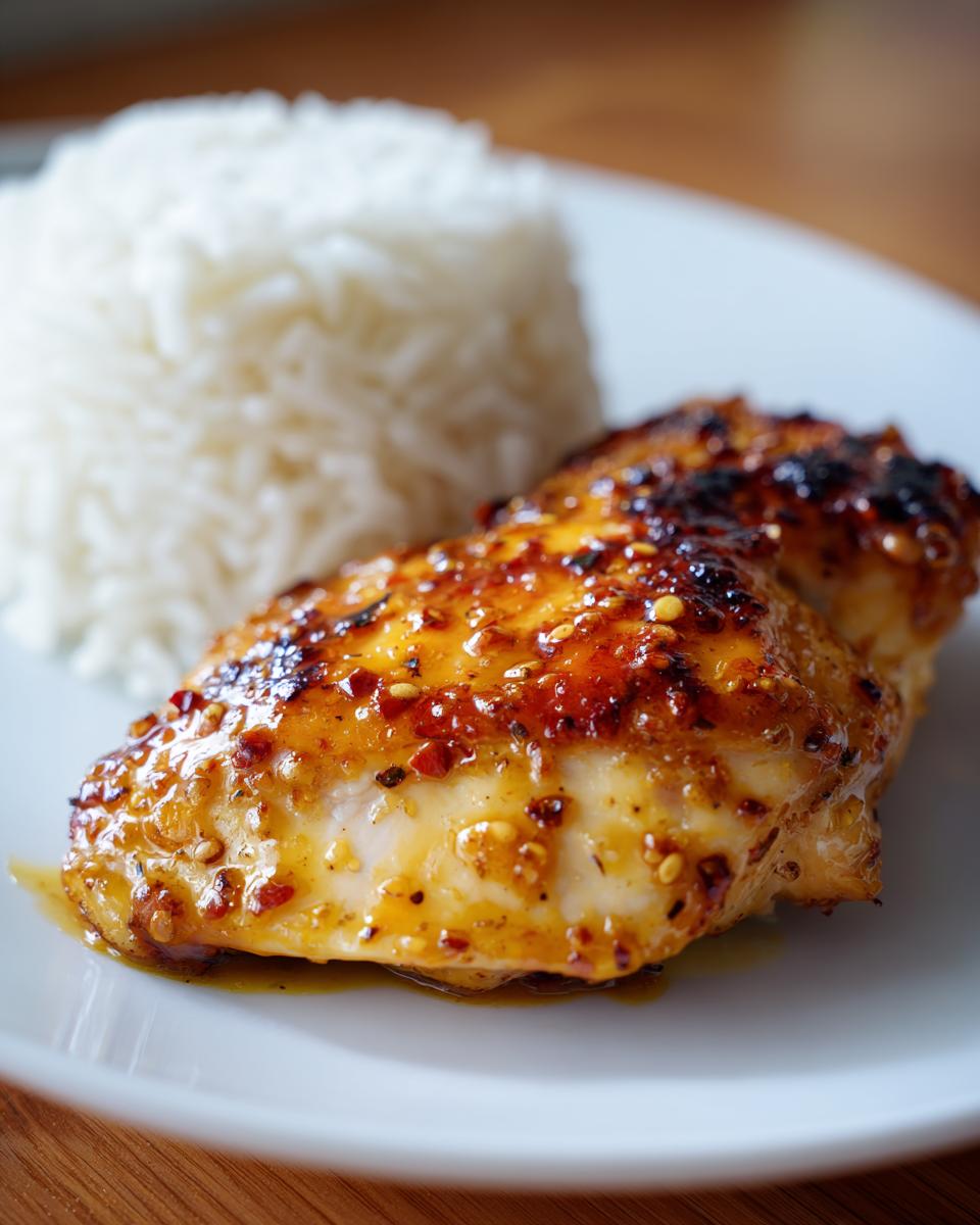 Honig Senf Hähnchen mit Reis - Other 3