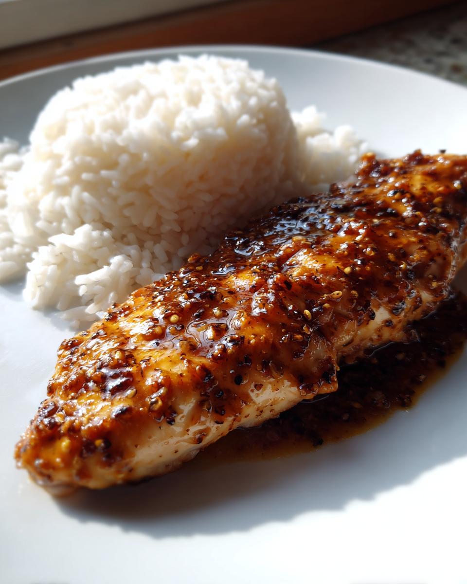 Honig Senf Hähnchen mit Reis - Other 4