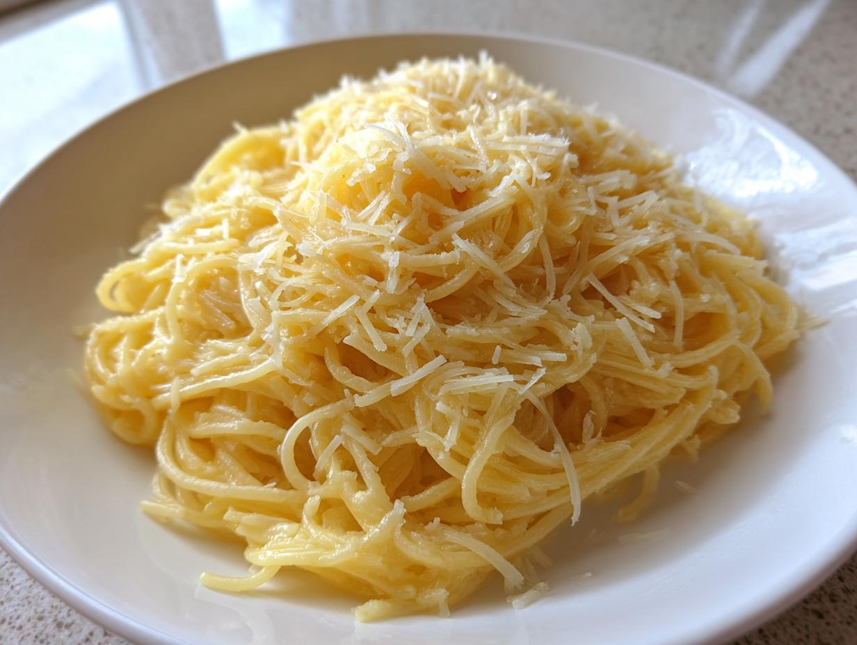 Ich habe noch nie so leckere Spaghetti gegessen mit 100 g Parmesan - Featured