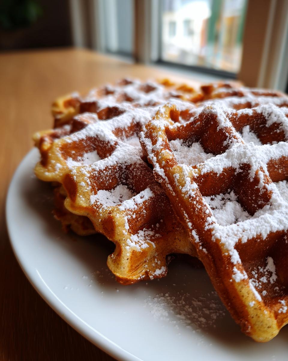 Lebkuchen-Waffeln mit Puderzucker - Other 1