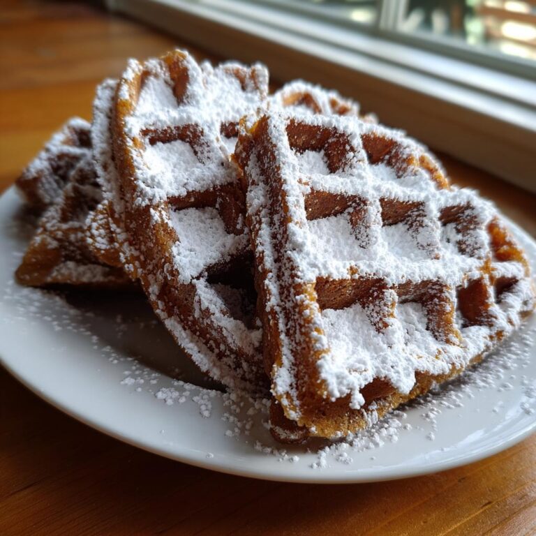 Lebkuchen-Waffeln mit Puderzucker - Tasty