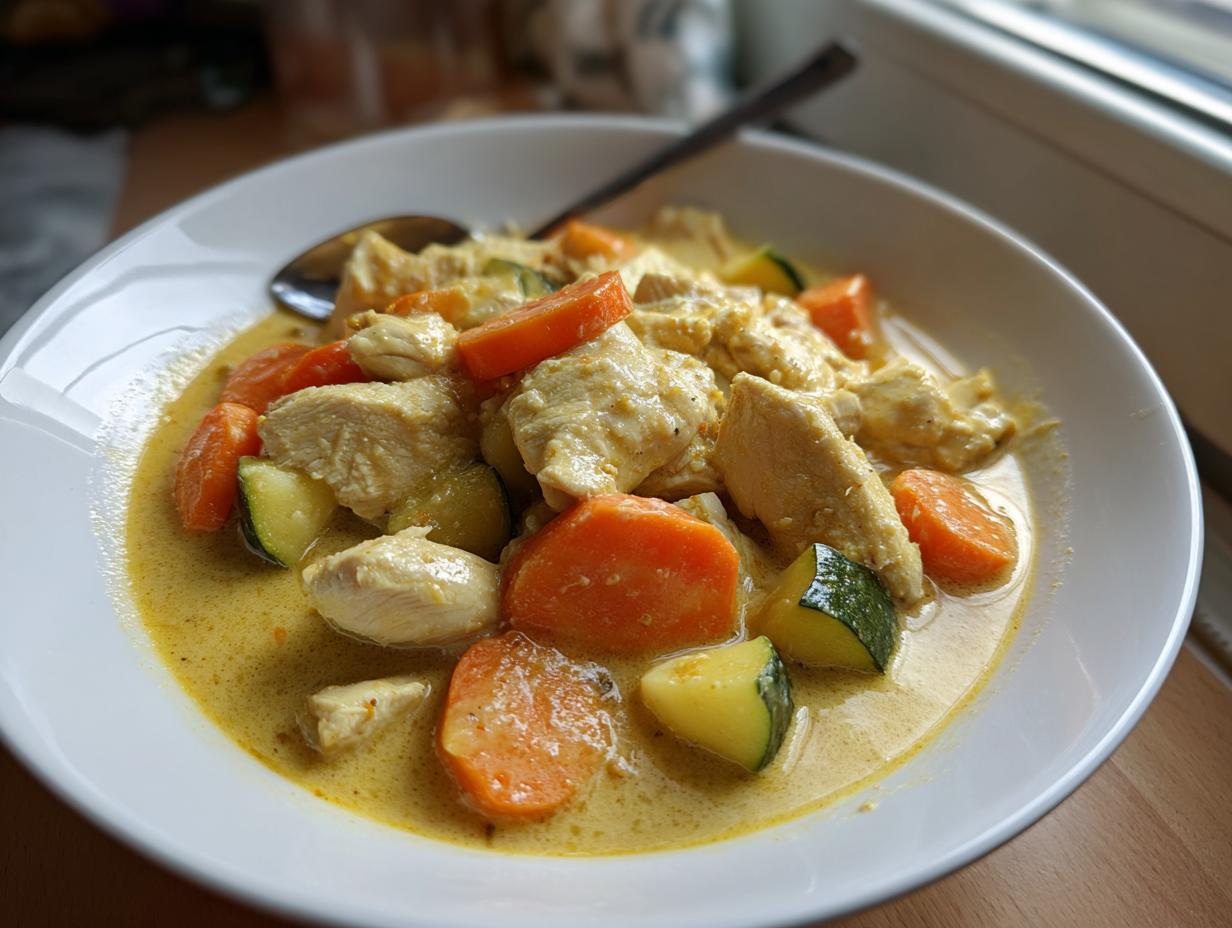 Leicht verdauliches Hühner-Curry - Featured
