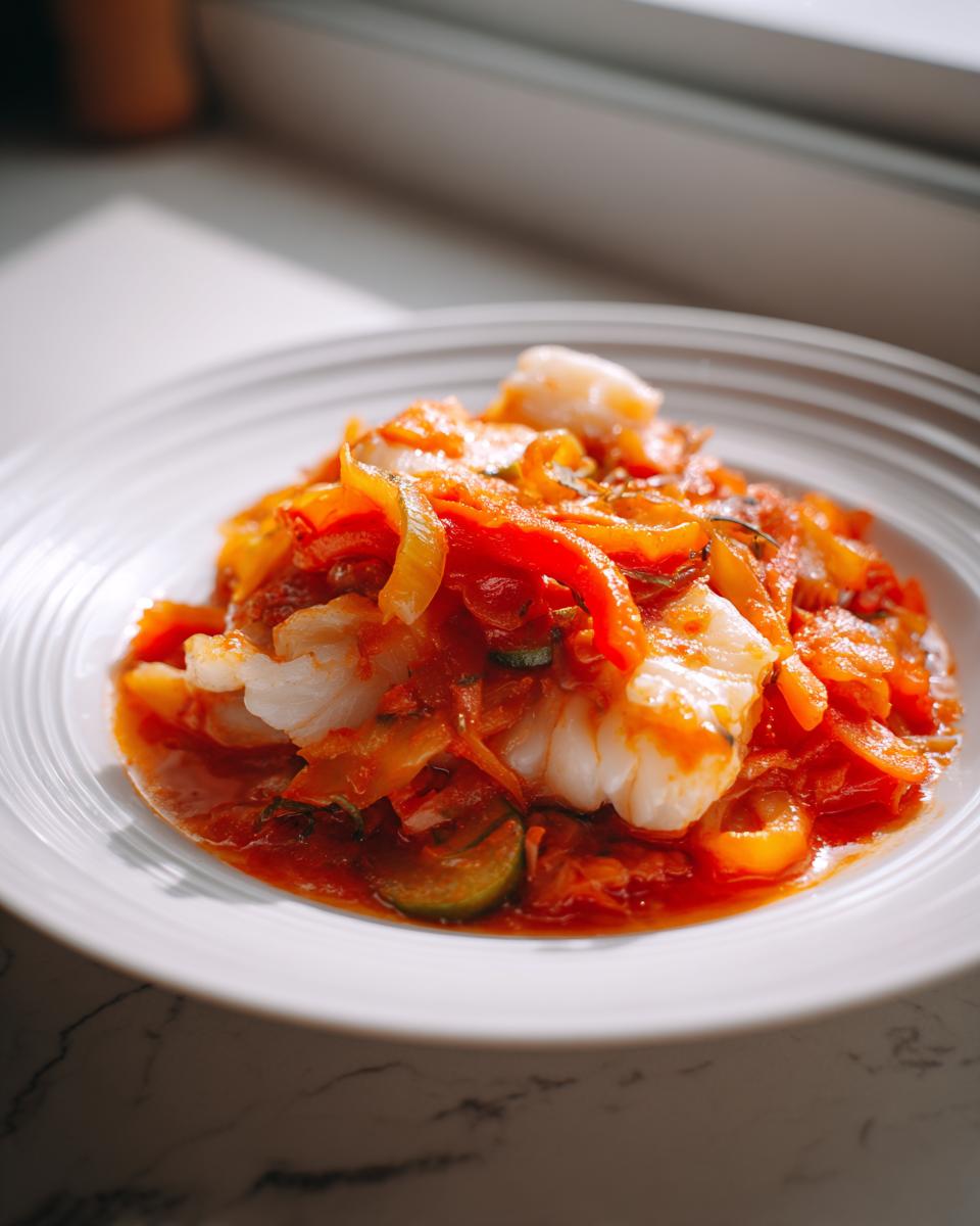 Mediterraner Fischauflauf mit Kabeljau, Paprika & Zucchini - Other 2