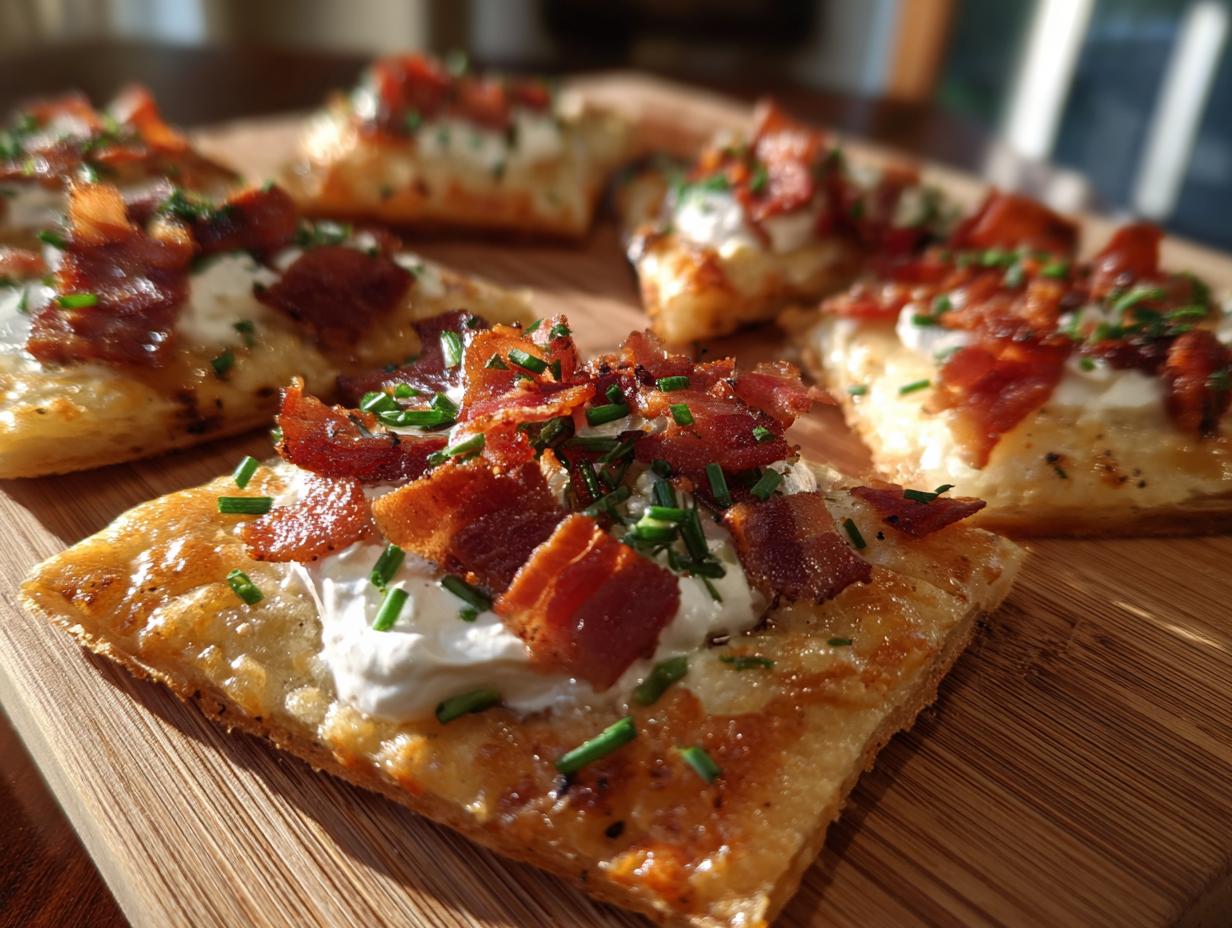 Mini Flammkuchen Sterne - Featured