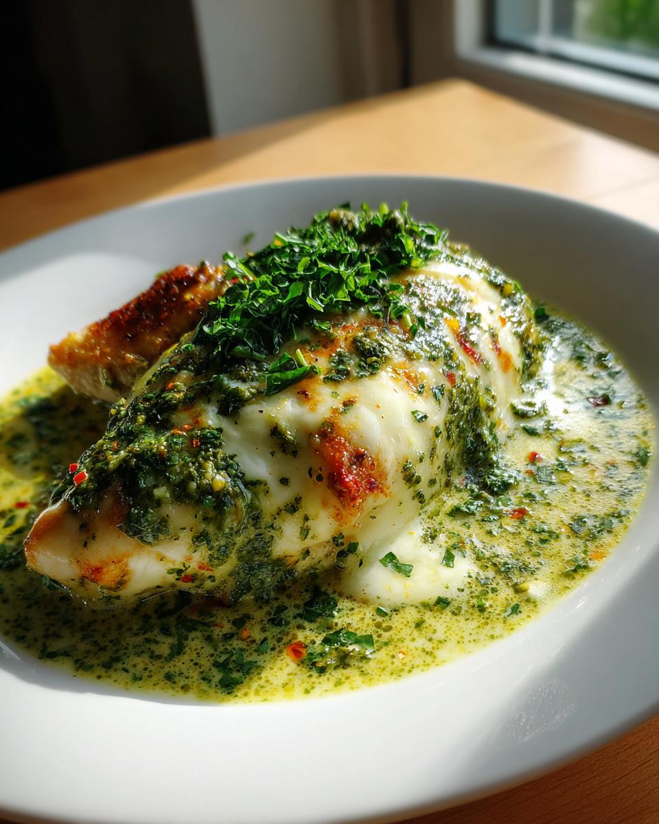 Mozzarella Hähnchen in Basilikum-Sahnesauce - Other 3