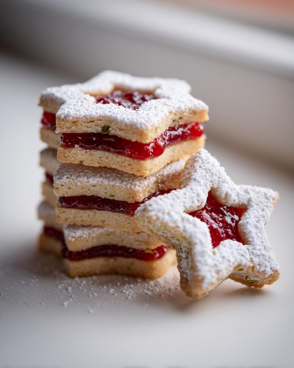 Pistazien Tannenbäumchen mit Himbeerfüllung - Other 1