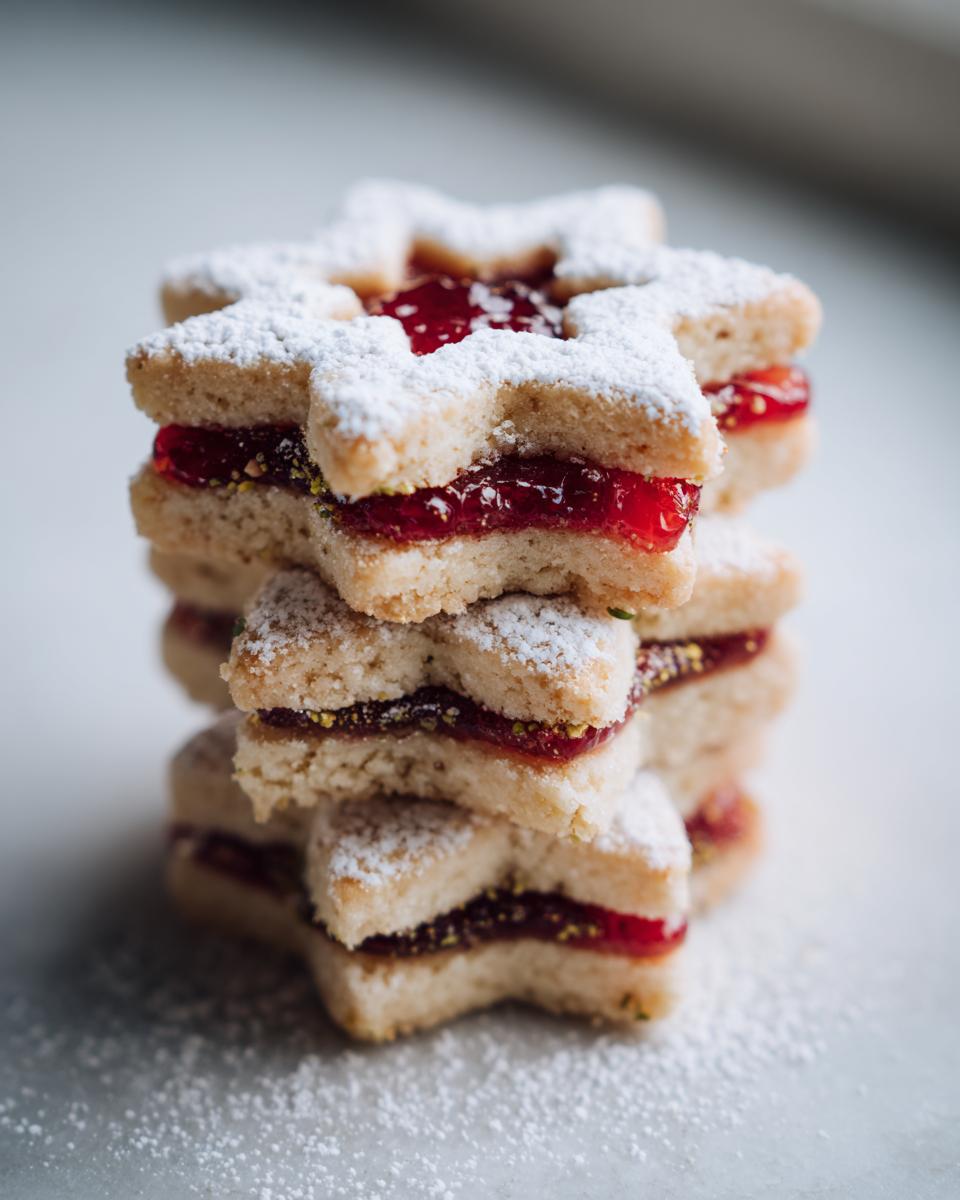 Pistazien Tannenbäumchen mit Himbeerfüllung - Other 2