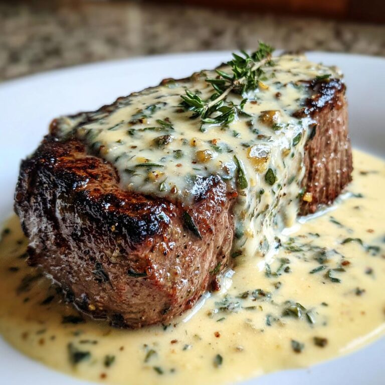 Rinderfilet mit Knoblauch-Dijon-Sahnesauce genießen - Tasty