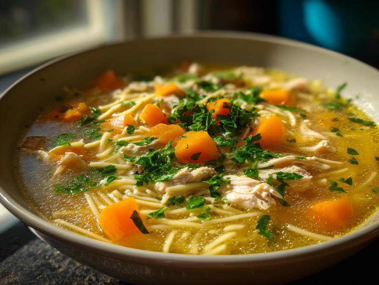 Schnelle Hühnersuppe - Featured