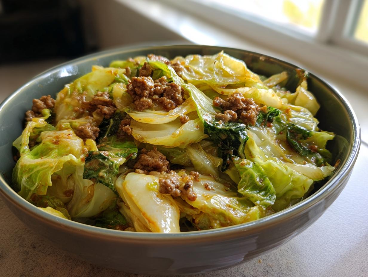 Spitzkohlpfanne mit Hackfleisch - Featured