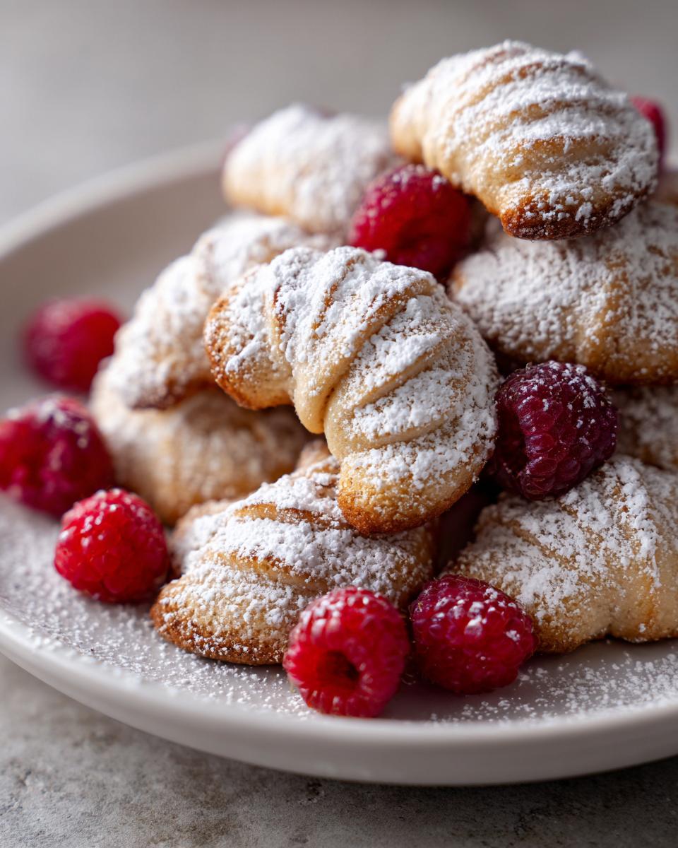 Vanillekipferl Dessert mit Himbeeren - Other 1