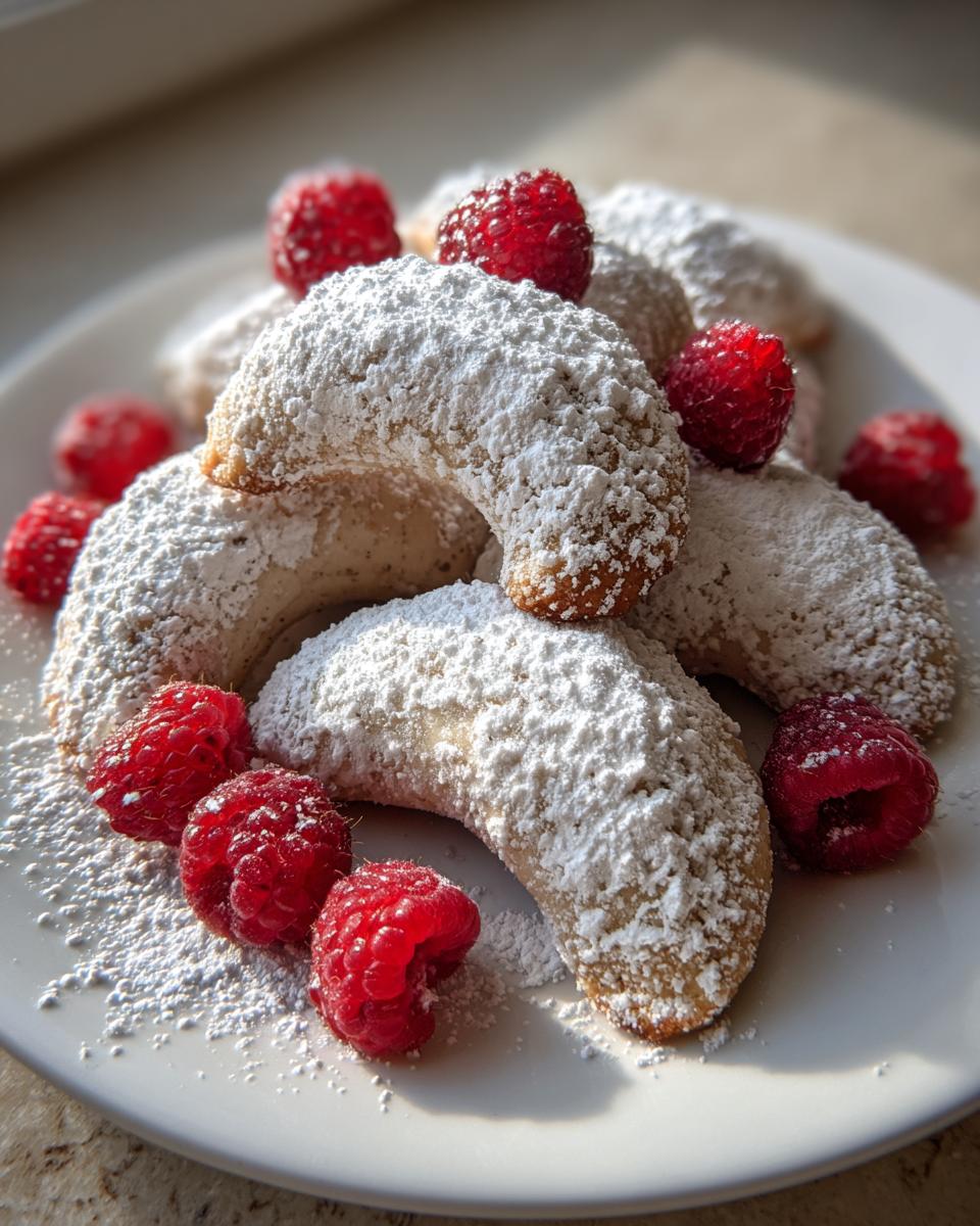 Vanillekipferl Dessert mit Himbeeren - Other 2