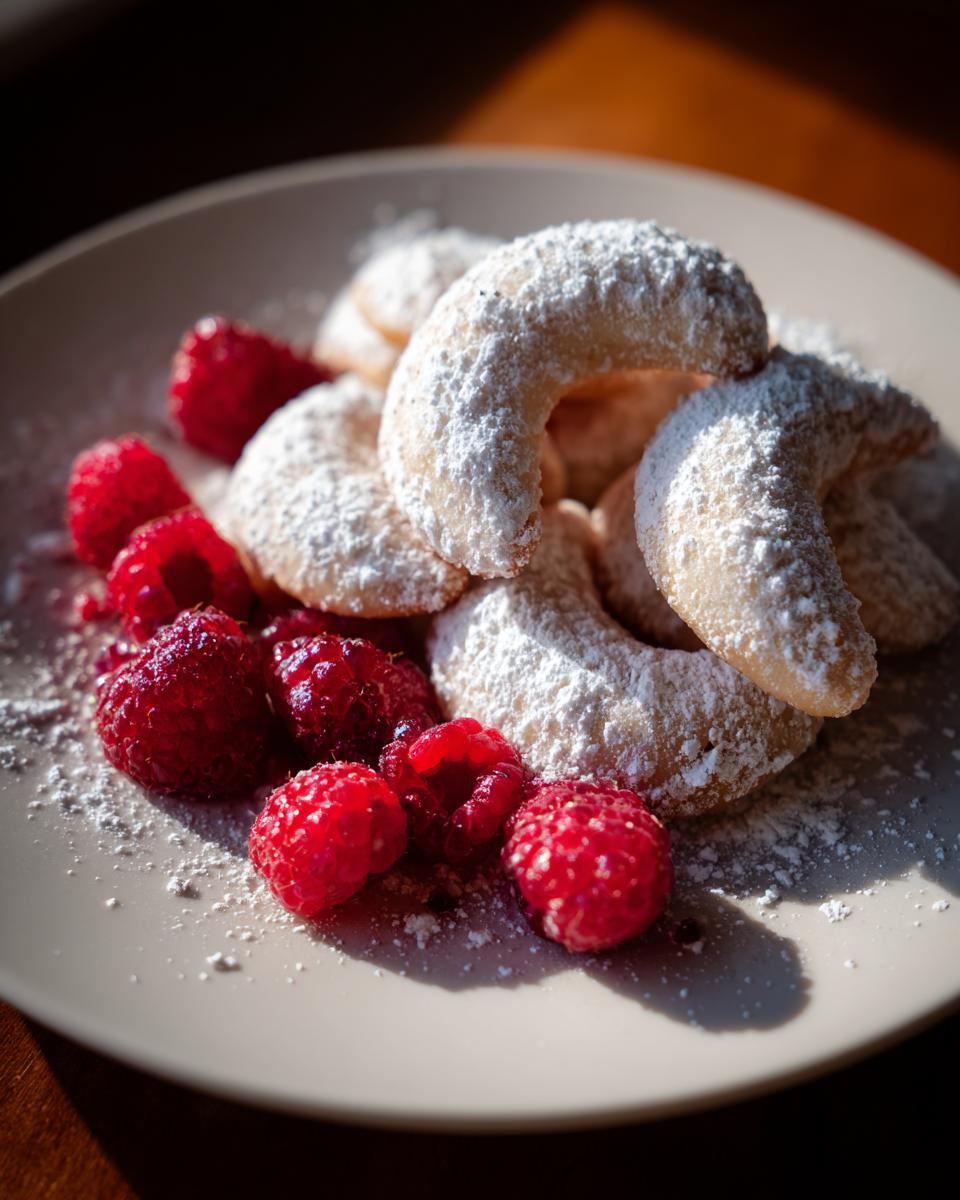 Vanillekipferl Dessert mit Himbeeren - Other 2