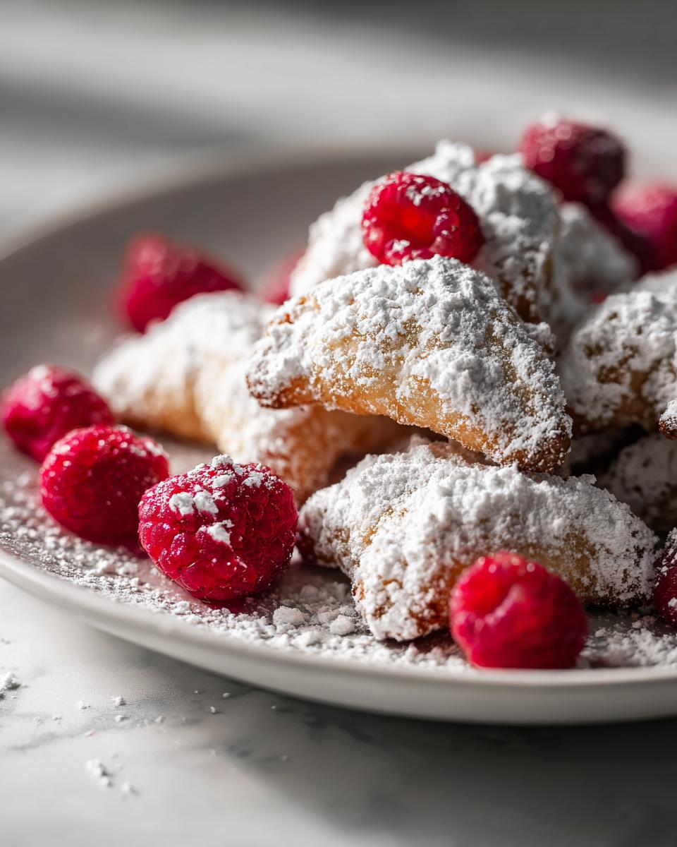 Vanillekipferl Dessert mit Himbeeren - Other 3
