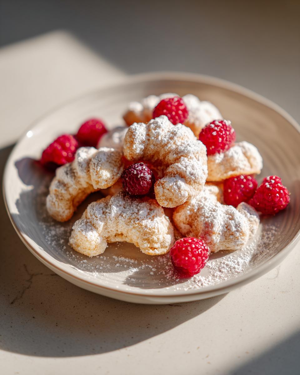Vanillekipferl Dessert mit Himbeeren - Other 4